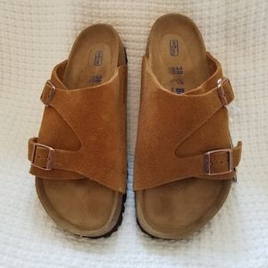 Birkenstock Zurich Suede Sandals - Size 38